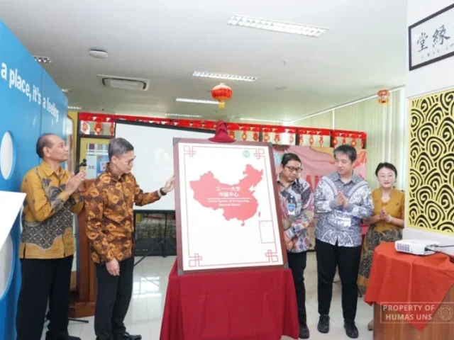 UNS Miliki China Center, Diresmikan Konsul Jenderal Kedutaan Besar Tiongkok