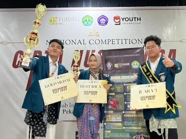Sulap Limbah Tahu Jadi Plastik Ramah Lingkungan, Mahasiswa UNDIP Borong 3 Penghargaan