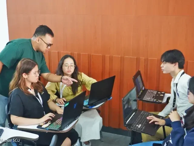 Workshop Kolaborasi FAD SCU dan DLSUD Filipina Ajak Mahasiswa Gagas Solusi Desain Berkelanjutan dan Ramah Lingkungan