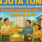 Capai 4 Juta Ton Cadangan Beras, Mentan Berterima Kasih kepada Petani dan Seluruh Pihak Terkait