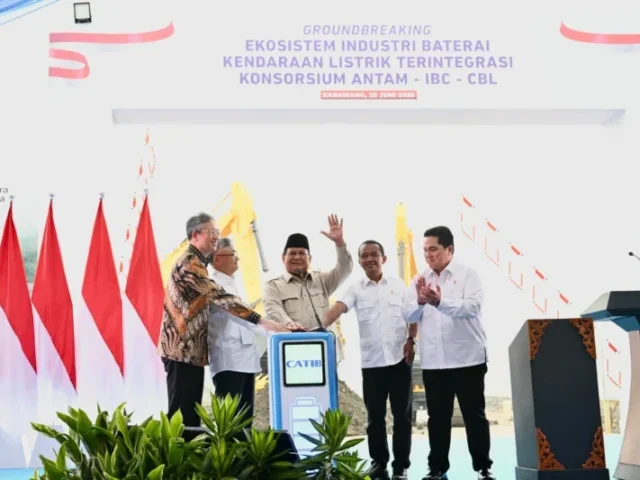 Presiden Prabowo Luncurkan Proyek Industri Baterai Terbesar se-Asia Tenggara, Perkuat Langkah Hilirisasi Nasional