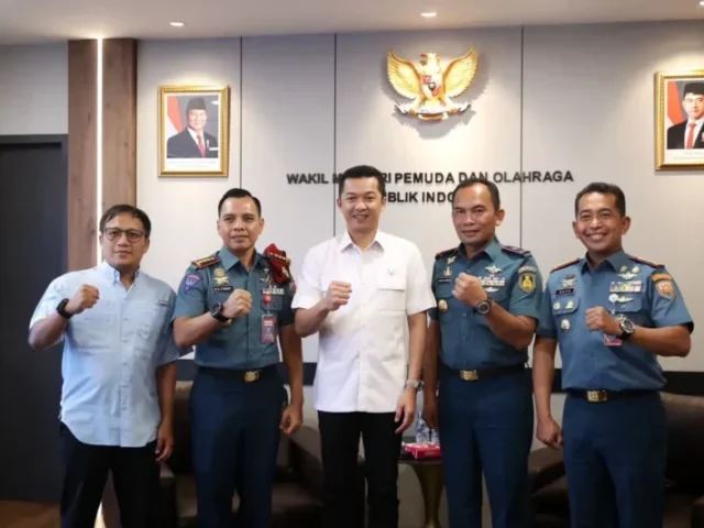 Wamenpora Taufik Bertemu Danpuskopaska, Dukung Pelaksanaan Fin Swimming Piala Kasal 2025