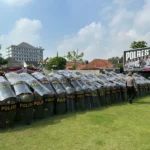 Latihan Dalmas Polresta Surakarta: Bekal Penanganan Aksi Unjuk Rasa secara Humanis