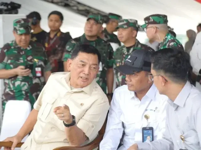 Menhan Sjafrie Cek Persiapan Pembukaan Indo Defence
