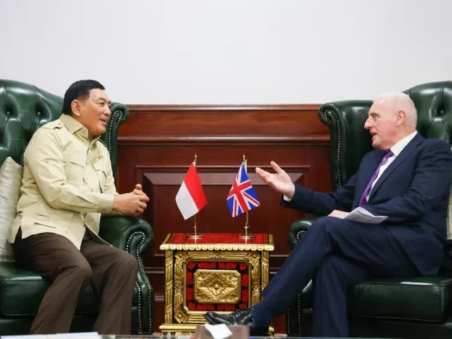 Menteri Pertahanan RI Sambut Kunjungan Kehormatan Menteri Pertahanan Inggris, Sepakati Penguatan Kolaborasi di Bidang Pertahanan