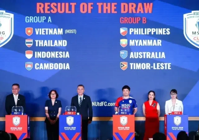 Timnas Putri Indonesia Tergabung di Grup A ASEAN Women’s Championship 2025