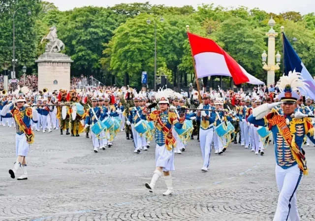 Satgas Patriot II Tampil Mengesankan di Pembukaan Parade Bastille Day 2025 di Paris