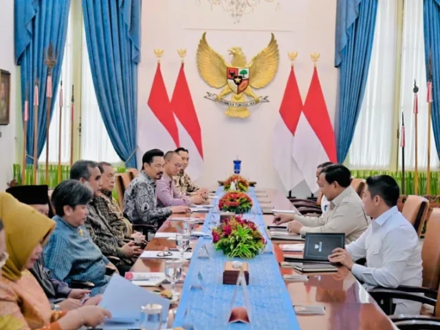 Presiden Prabowo Bertemu Pimpinan MPR, Bahas Agenda Sidang Tahunan dan Solidaritas untuk Palestina