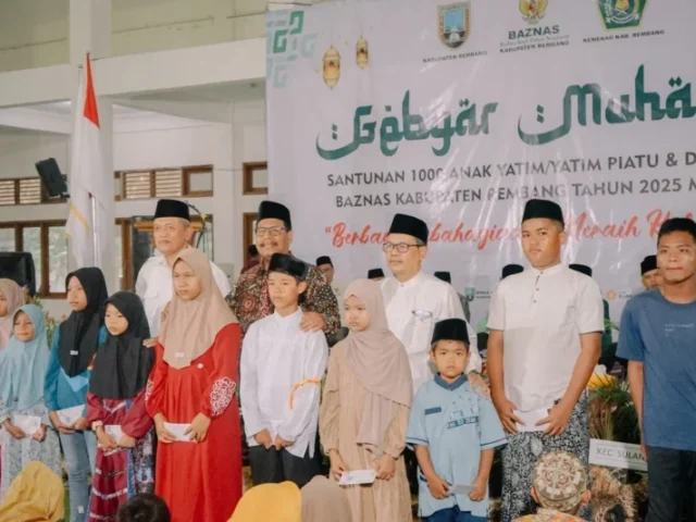1.000 Anak Yatim Rembang Dapat Santunan di Acara Gebyar Muharram