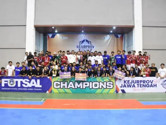Kejuaraan Futsal Jateng 2025 Berakhir Meriah di Purbalingga