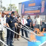 Sebanyak 3,39 Juta Batang Rokok Tanpa Izin Dimusnahkan di Purworejo