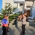 Polres Brebes Selidiki Robohnya Teras Kantor Pemerintahan Terpadu