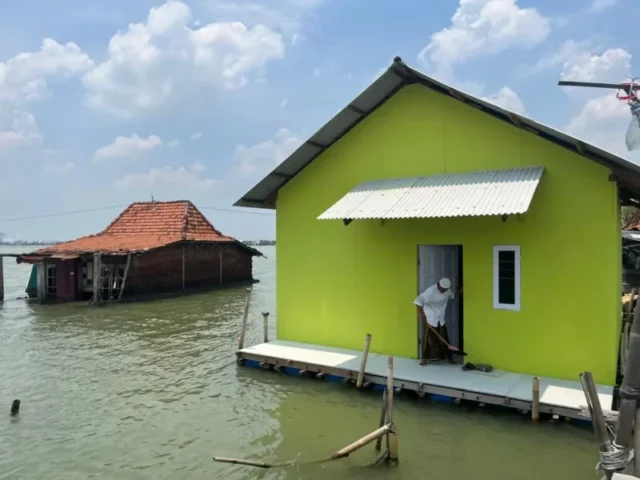 Bantuan Rumah Apung Gubernur Luthfi Rampung, Warga Timbulsloko Senang Bisa Biayai Anak Sekolah dan Menabung