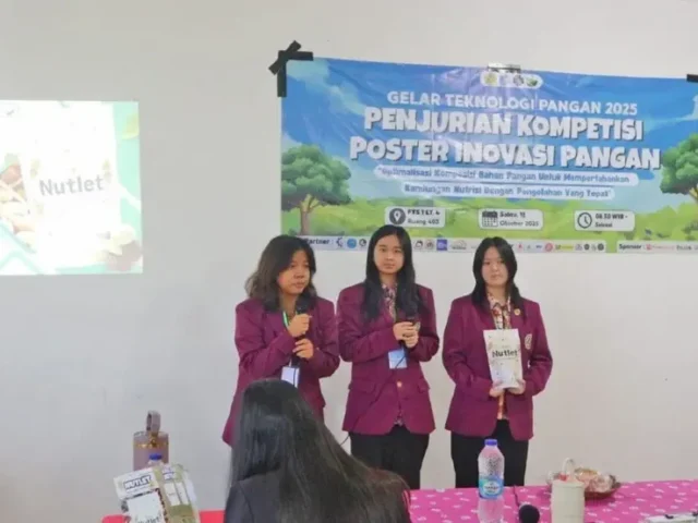 Kenalkan Camilan Sehat, Mahasiswa SCU Juarai Lomba Poster Inovasi Pangan