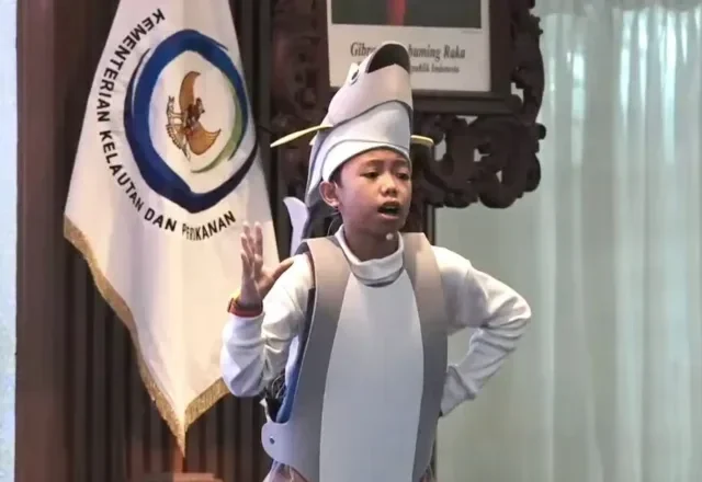 Perkenalkan, Hazlam Siswa Purwokerto Tampil Apik di Final Lomba Dongeng Ikan Nasional