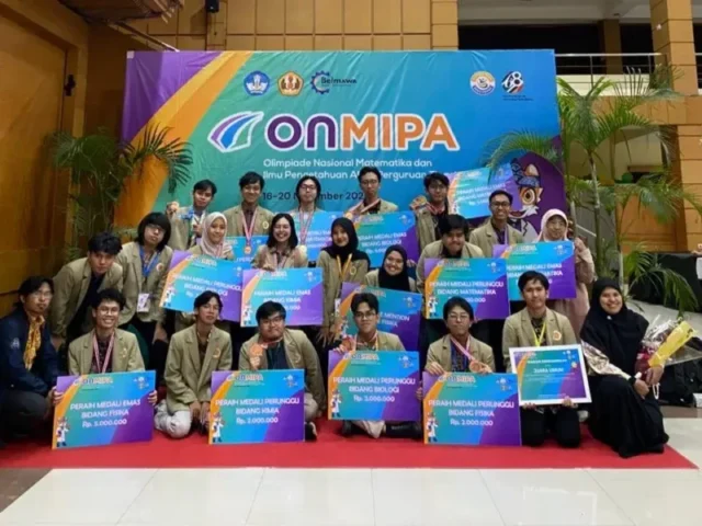 UGM Juara Umum ONMIPA Tingkat Nasional Tahun 2025
