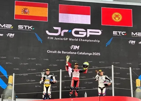 Lagi, Binaan Astra Honda Melesat Kencang di Barcelona Ciptakan Sejarah Untuk Indonesia