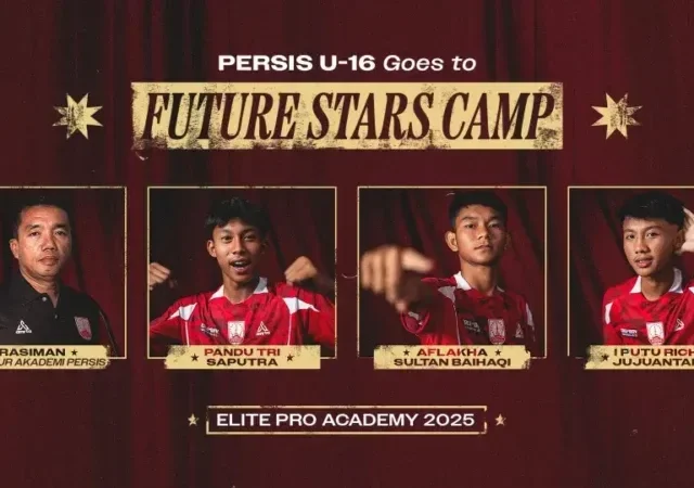 Empat Nama Skuad Persis U-16 dan Dirtek yang Ikuti EPA Future Stars Camp