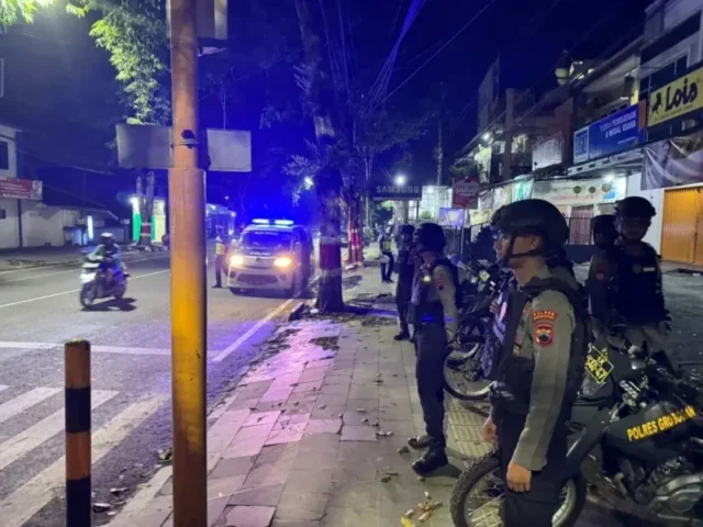 Cegah Balap Liar, Sat Samapta Polres Grobogan Siagakan Personel hingga Dini Hari