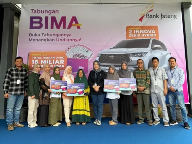 Delapan Nasabah Bank Jateng Pemalang Menang Undian BIMA
