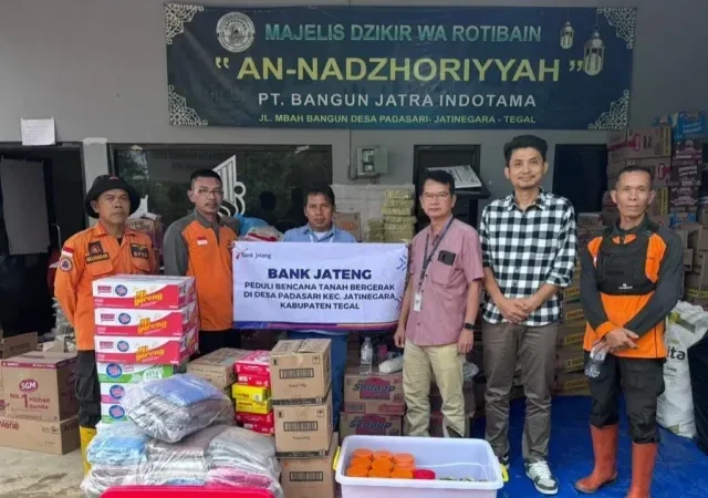 Peduli Padasari, Bank Jateng Salurkan Bantuan Darurat