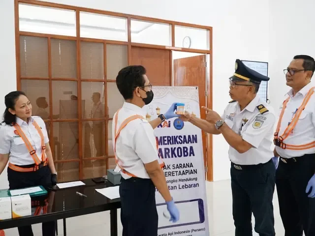 KAI Daop 4 Semarang Sidak Tes Narkoba para Petugas