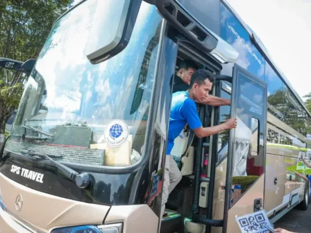 Ratusan Bus Berdatangan ke TMII, Siap Bawa Ribuan Warga Jateng Mudik Gratis