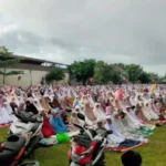 Ribuan Jamaah Ikuti Salat Idul Fitri di Baturetno, Pengamanan Gabungan Berjalan Lancar