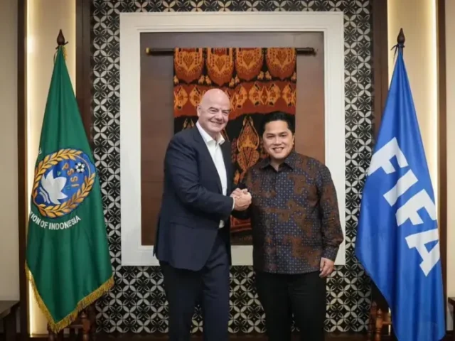 Erick Thohir Apresiasi 10 Tahun Gianni Infantino Pimpin FIFA, dan Dampak Positif untuk Indonesia