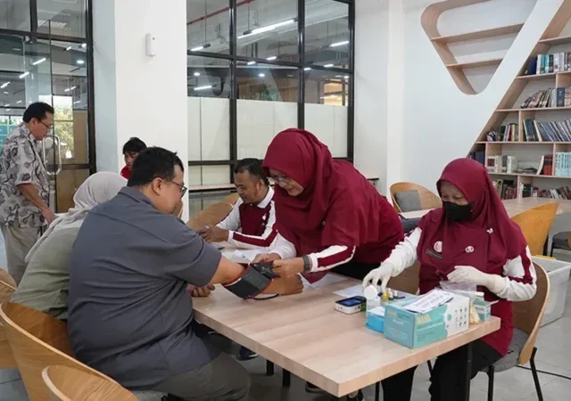 Wujudkan Kampus Sehat, UPT K3L Gelar Cek Kesehatan Gratis