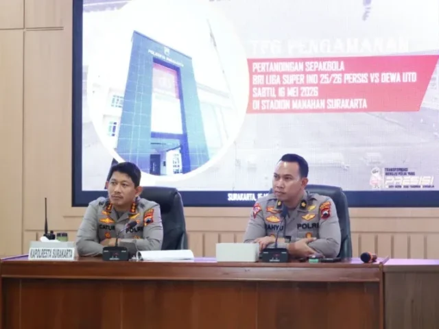 Polresta Surakarta Siap Amankan Atmosfer Laga Terakhir Persis Solo di Stadion Manahan